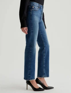 Right*AG Jeans - Brinley Mid-Rise Straight 15 YEARS FIRENZE