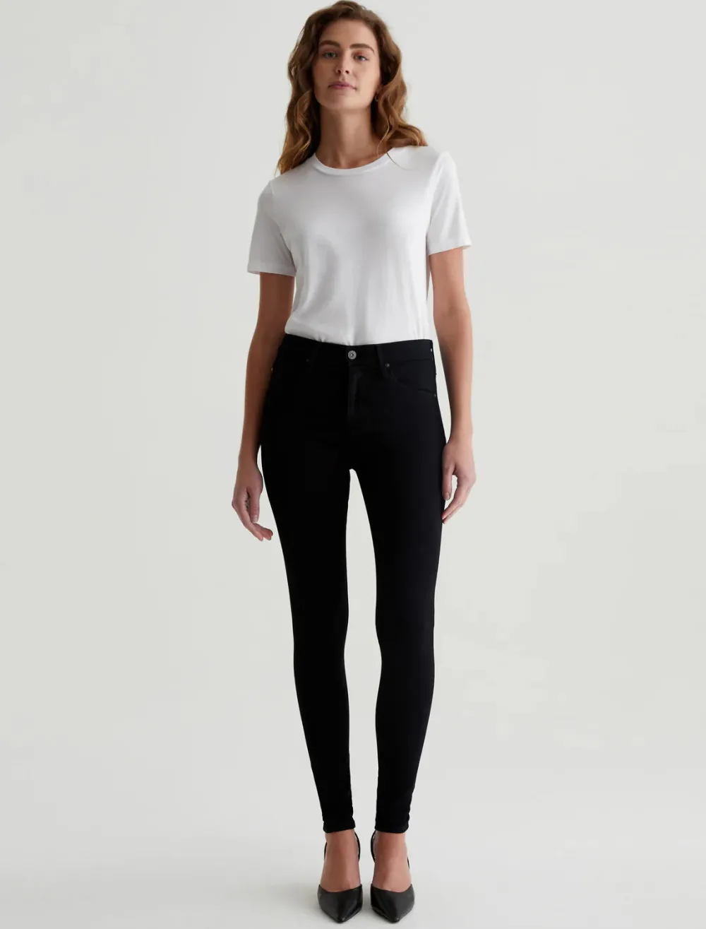 Skinny*AG Jeans - Farrah Skinny SUPER BLACK