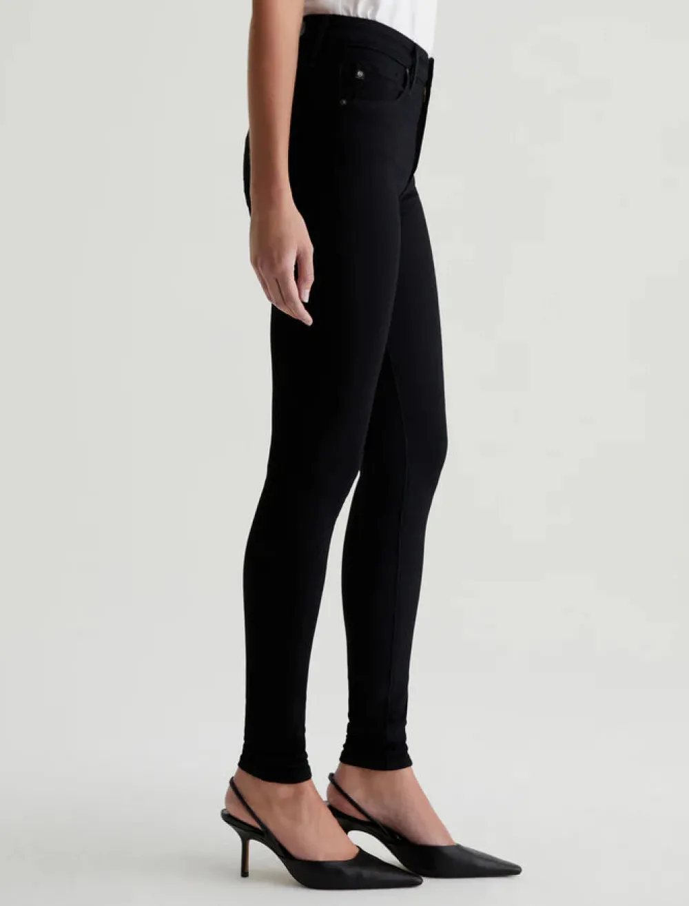 Skinny*AG Jeans - Farrah Skinny SUPER BLACK
