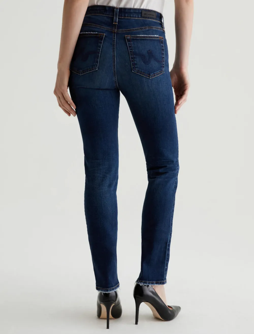 Slim*AG Jeans - Mari Extended Mid-Rise Slim Straight 9 YEARS HELSINKI