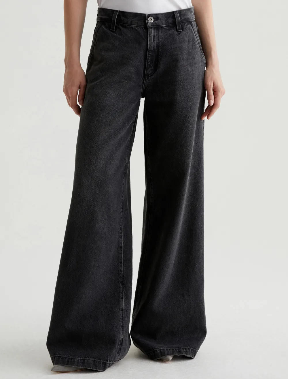 Large*AG Jeans - Stella Low Slung Palazzo OVERNIGHT