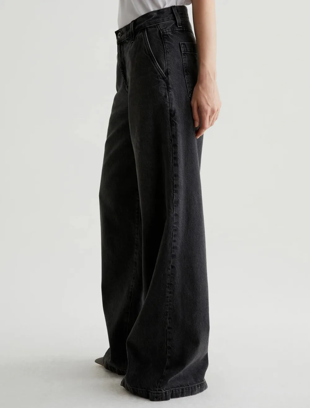 Large*AG Jeans - Stella Low Slung Palazzo OVERNIGHT