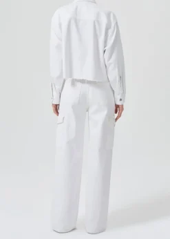 Large*AGOLDE - Cargo Minka Milkshake (Biological cotton) MILKSHAKE (WHITE)