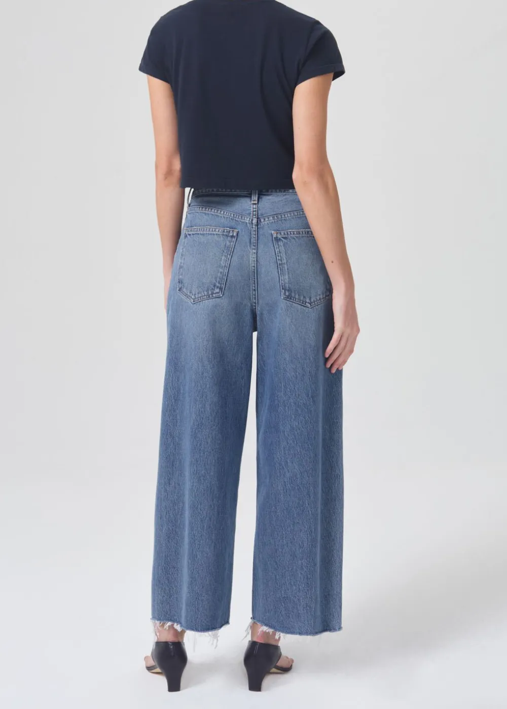 Large*AGOLDE - Dagna High Waist Pleated Baggy TRAP