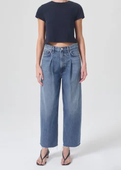 Large*AGOLDE - Dagna High Waist Pleated Baggy TRAP