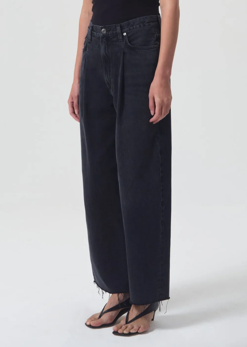 Large*AGOLDE - Dagna High Waist Pleated Baggy DREAD