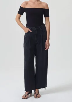 Large*AGOLDE - Dagna High Waist Pleated Baggy DREAD