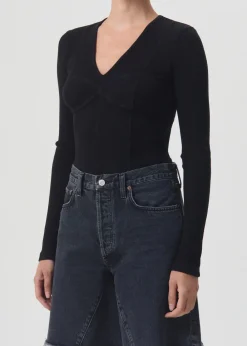 Long Sleeves*AGOLDE - Devlin Bodysuit