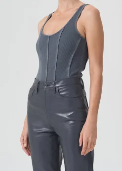 Without Sleeves*AGOLDE - Elna Bodysuit (Organic Cotton)