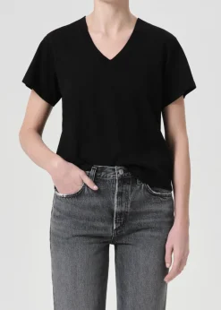 Short Sleeves*AGOLDE - Jones T-Shirt BLACK