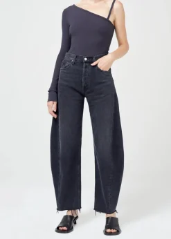 Long Sleeves*AGOLDE - Mika One Sleeve Bodysuit FOSSIL black
