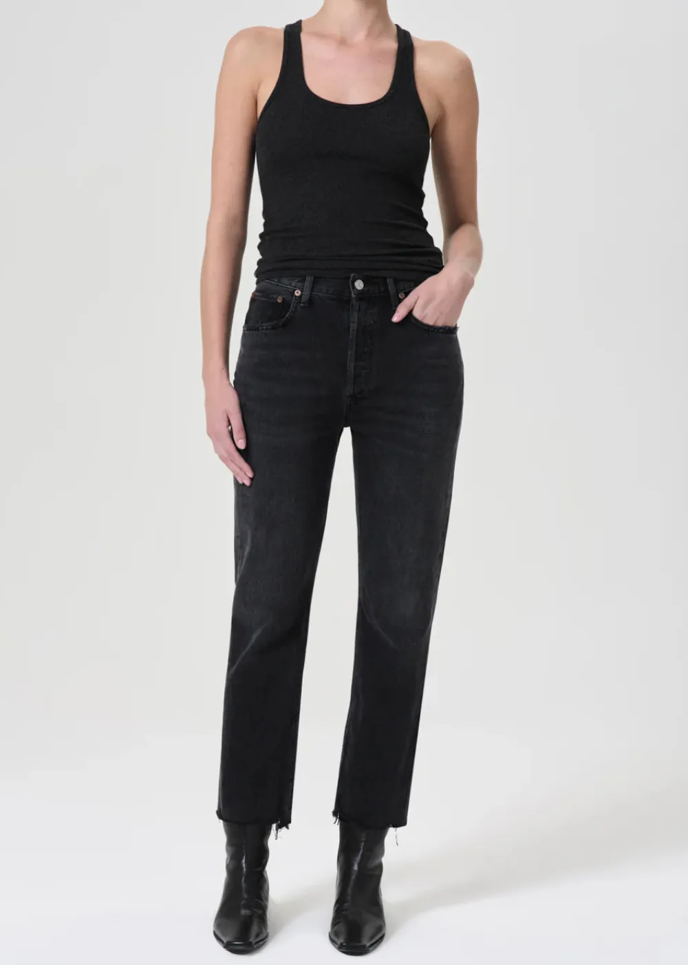 Right*AGOLDE - Riley Crop HITCH