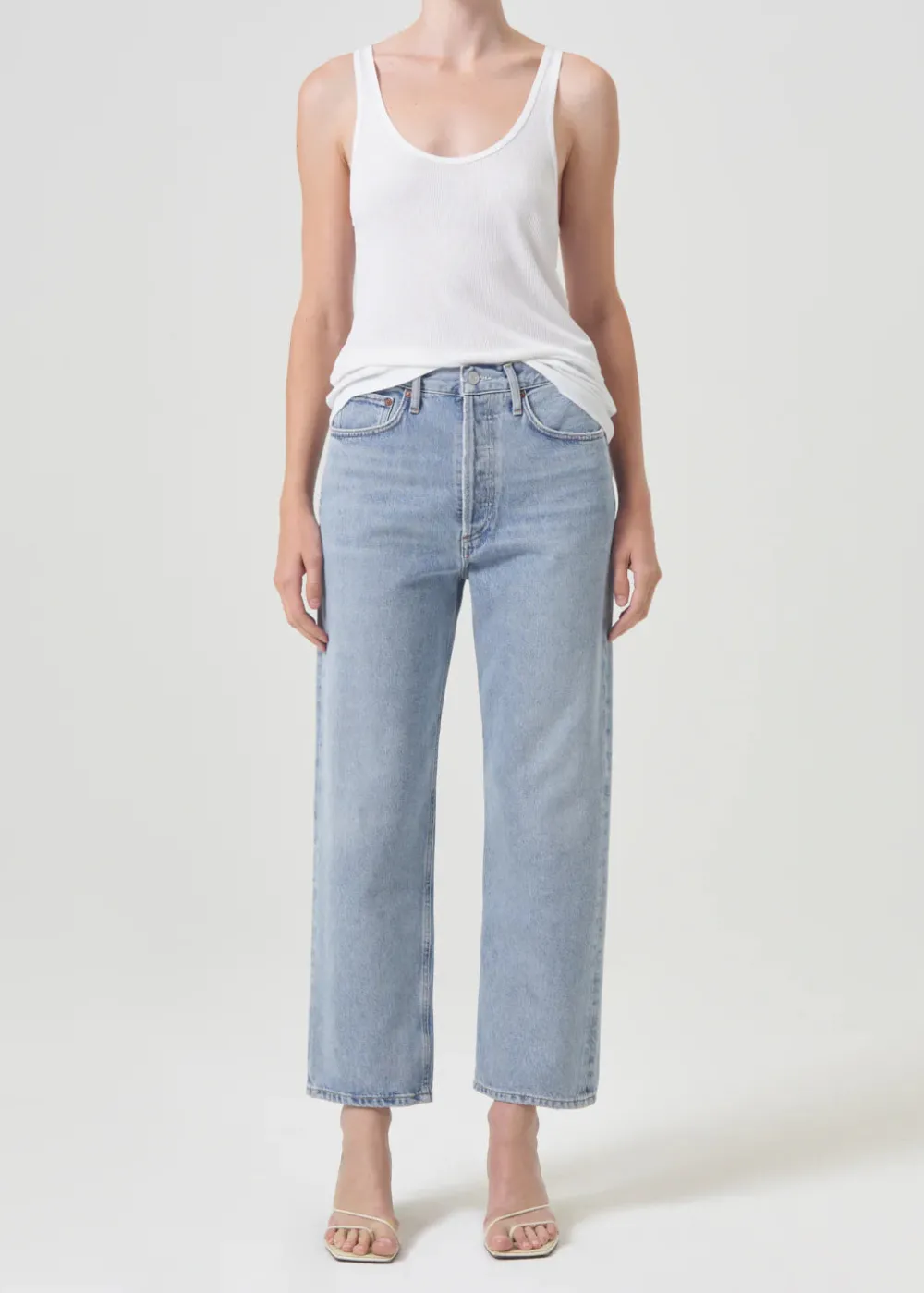 Right*AGOLDE - 90's Crop Mid Rise Loose Straight REPLICA