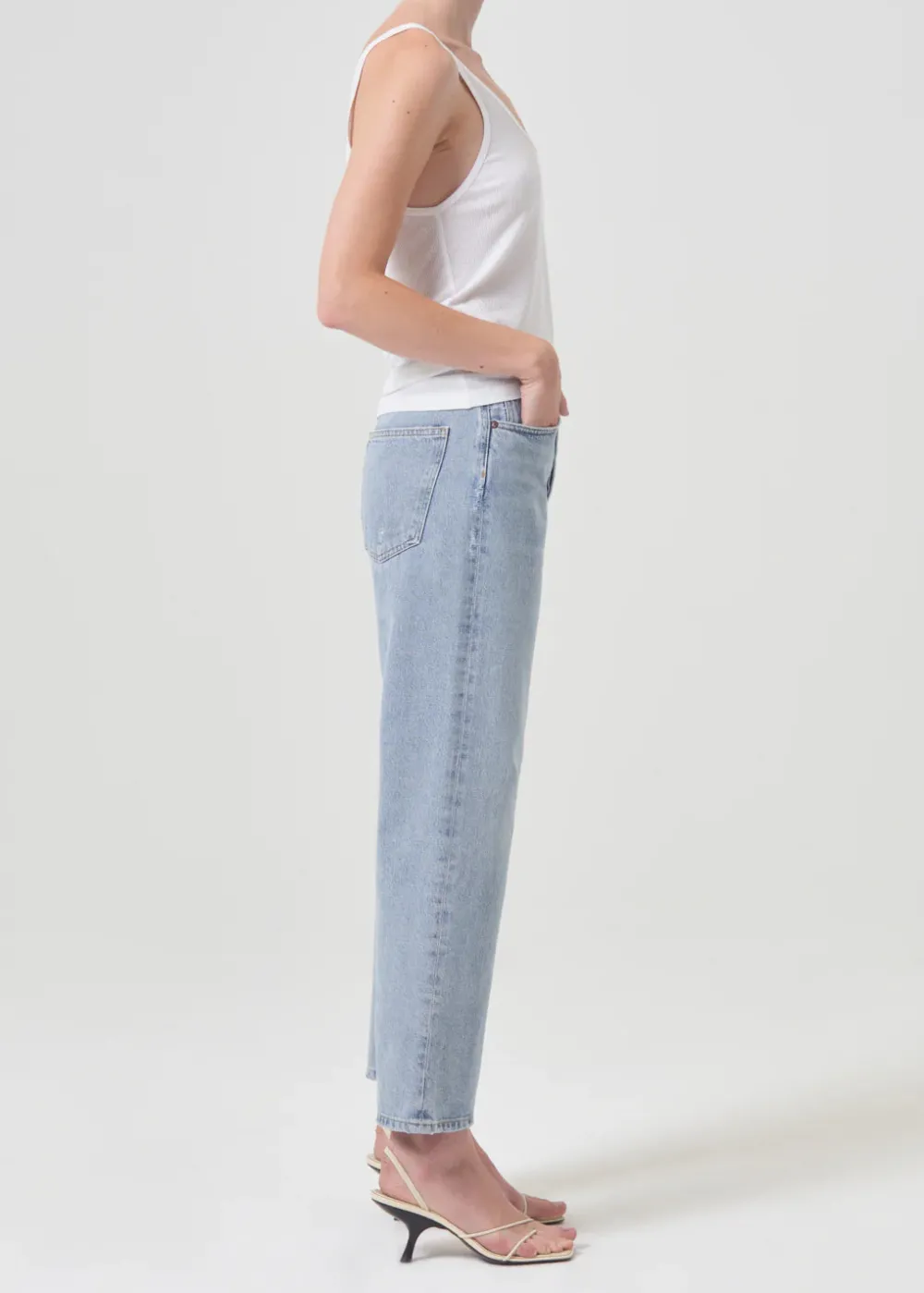 Right*AGOLDE - 90's Crop Mid Rise Loose Straight REPLICA
