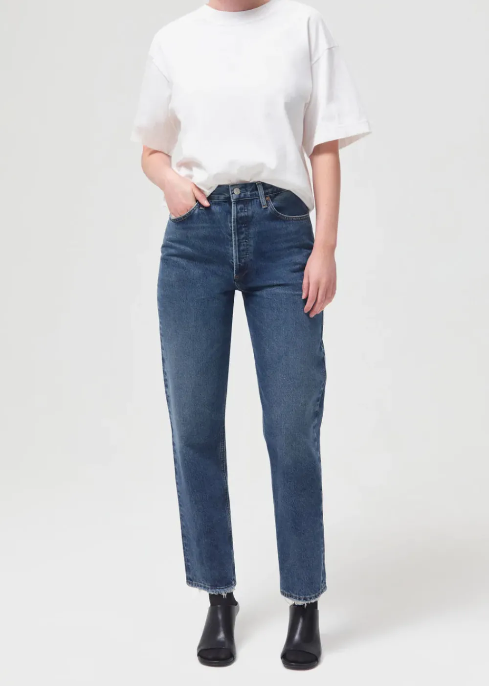 Right*AGOLDE - 90'S Pinch Waist High Rise Straight RANGE