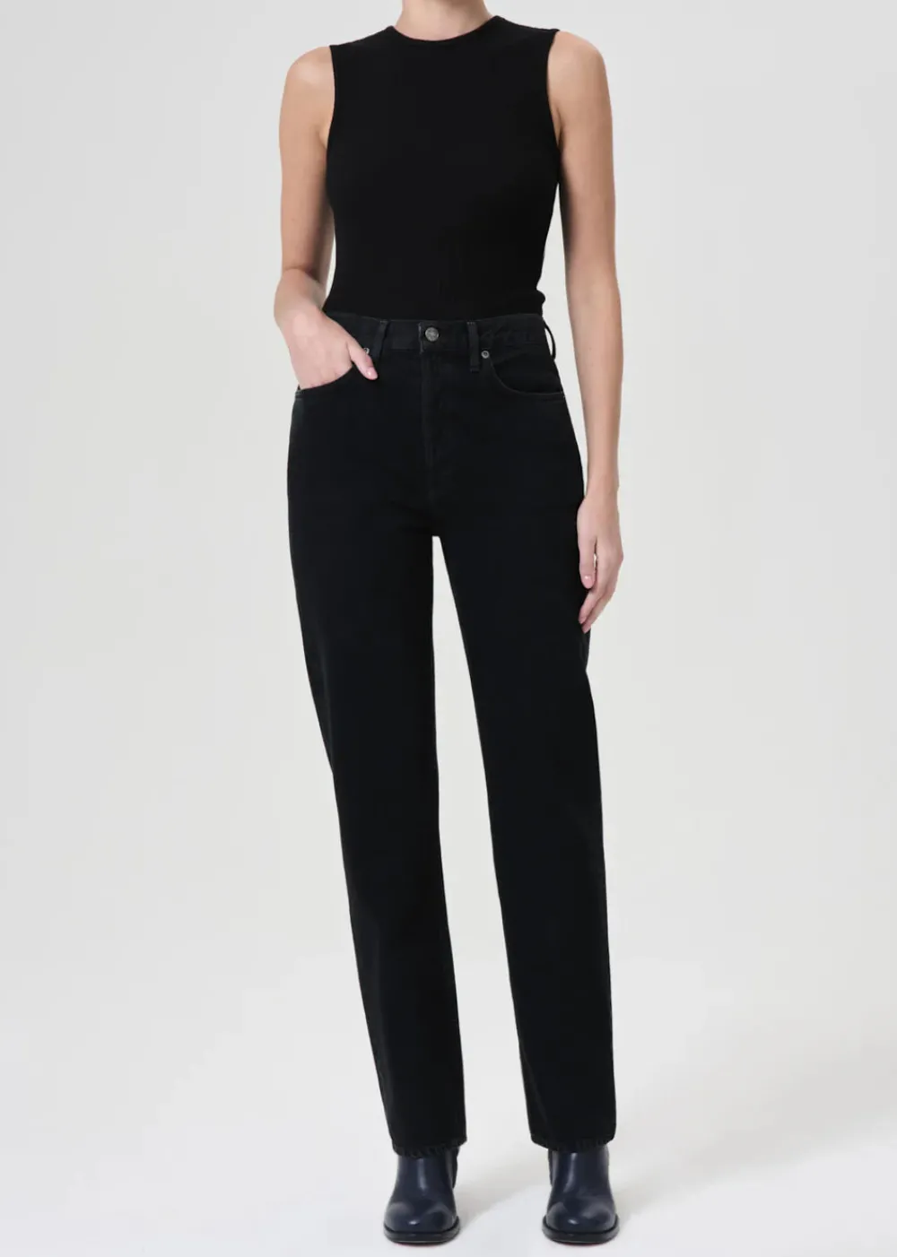 Right*AGOLDE - 90's Pinch Waist Long CRUSHED