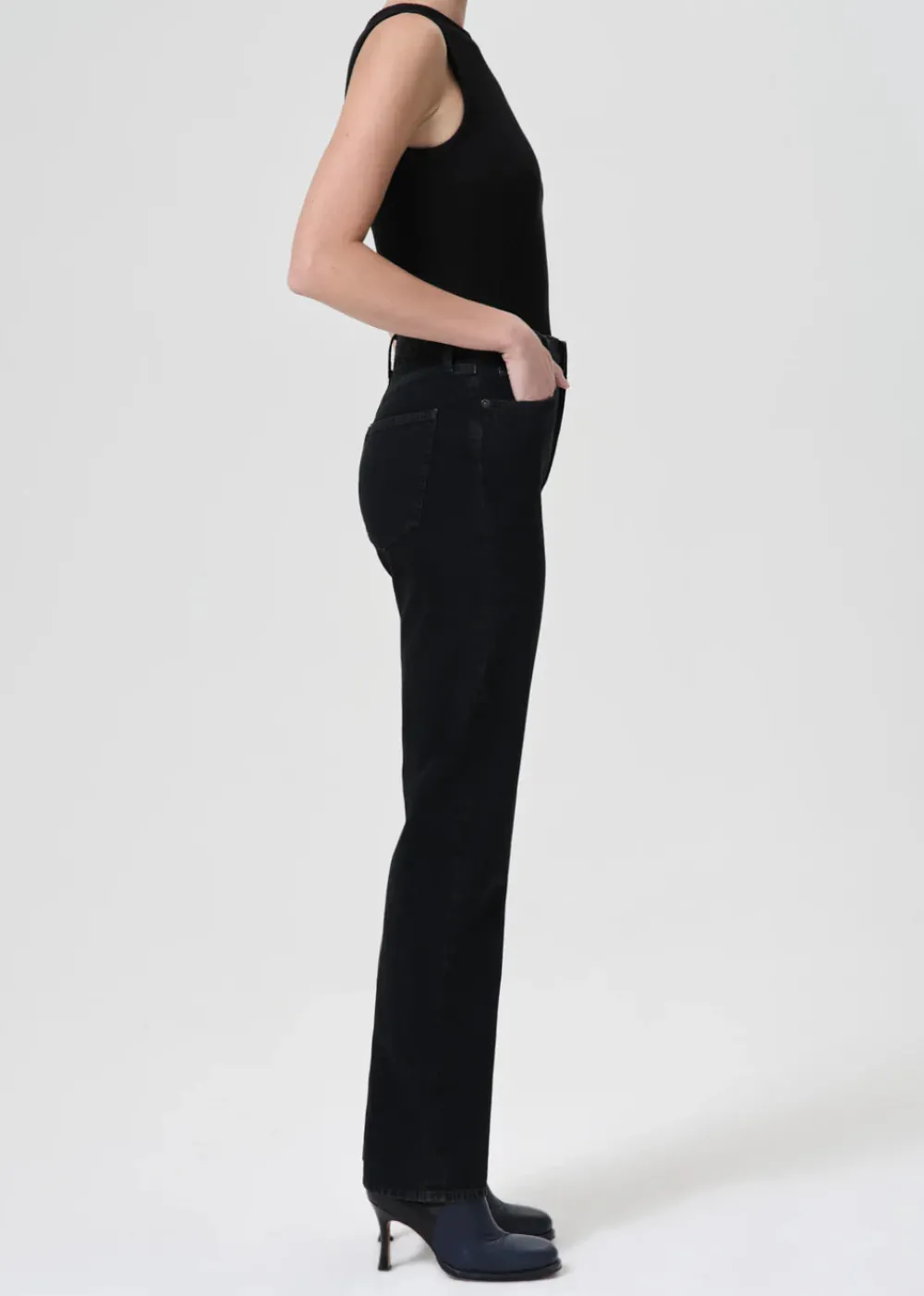 Right*AGOLDE - 90's Pinch Waist Long CRUSHED