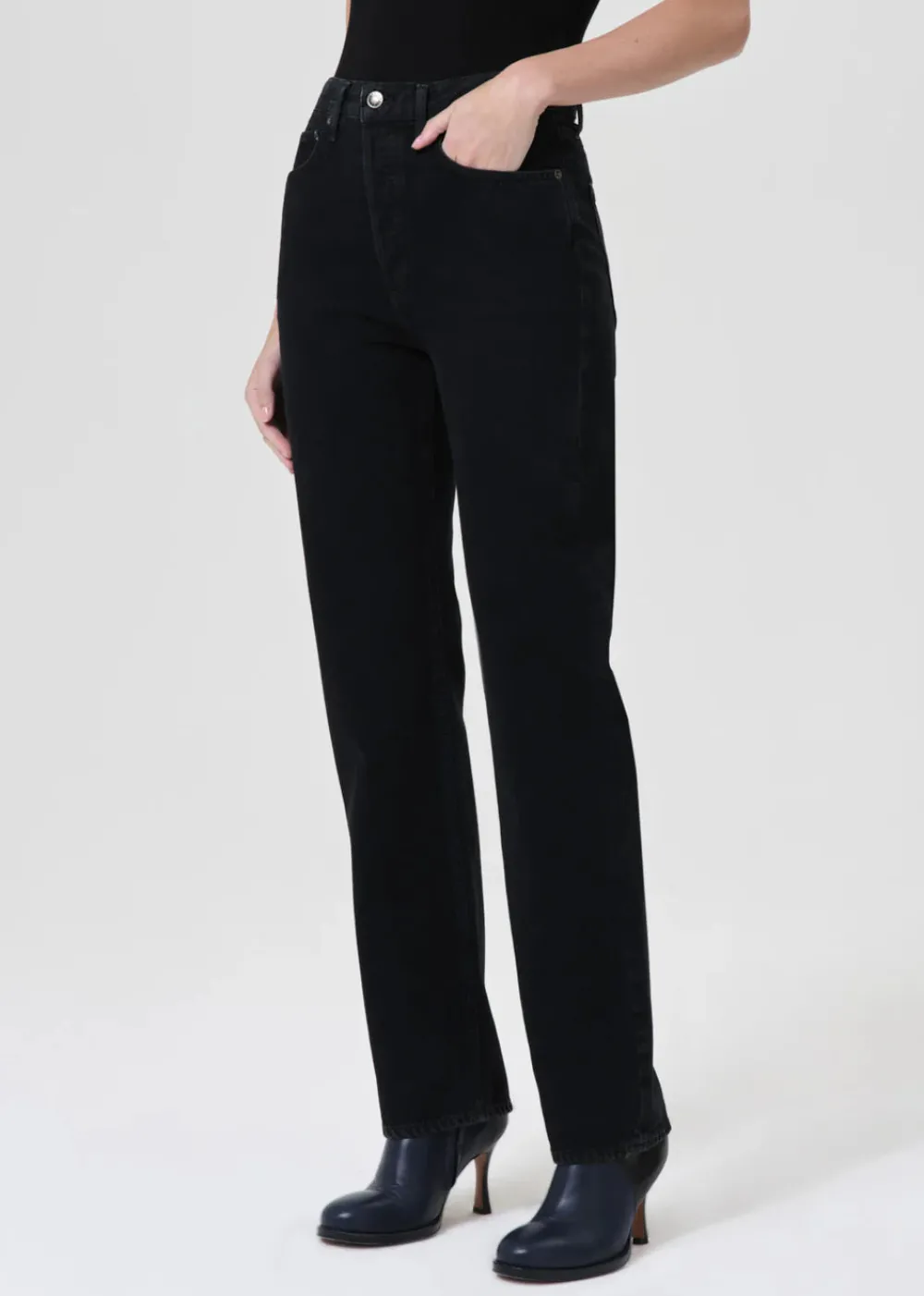 Right*AGOLDE - 90's Pinch Waist Long CRUSHED