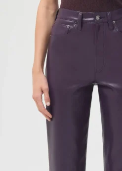 Add*AGOLDE - 90s Recycled Leather Pinch Waist Trousers
