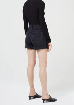Long Sleeves*AGOLDE - Top Col Around Alma BLACK