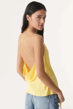 Without Sleeves*ba&sh - Top Focca YELLOW