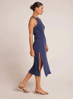 Midi*Bella Dahl - Fitted Halter Mini Dress NAUTICAL NAVY