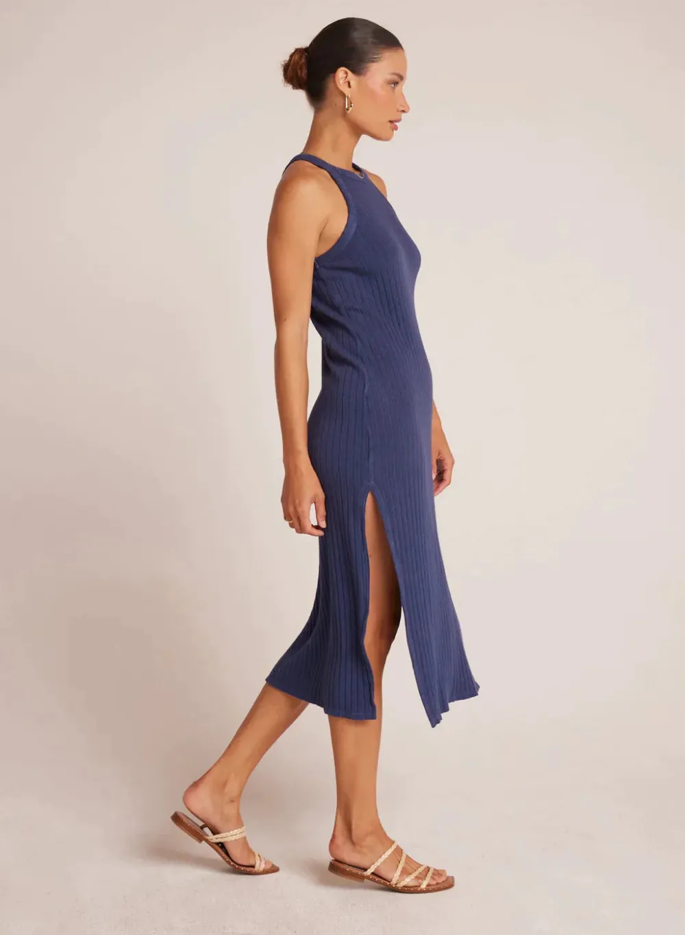 Midi*Bella Dahl - Fitted Halter Mini Dress NAUTICAL NAVY