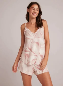 Without Sleeves*Bella Dahl - Frayed Cami FRESCO FLORAL PRINT