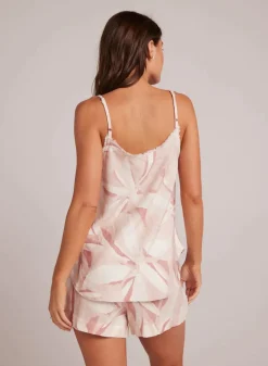 Without Sleeves*Bella Dahl - Frayed Cami FRESCO FLORAL PRINT