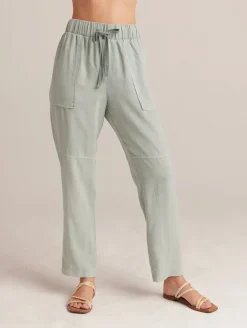 Cargo*Bella Dahl - Utility Tie Waist Trouser OASIS GREEN