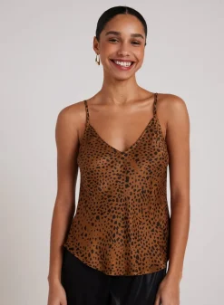 Without Sleeves*Bella Dahl - V-Neck Camisole BRONZED MAPLE