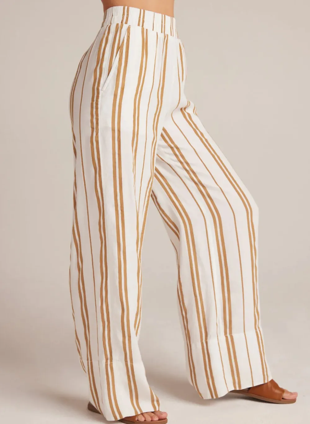 Trouser*Bella Dahl - Wide Leg Pant REDWOOD STRIPE