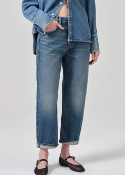 Large*Citizens of Humanity - Dahlia Bow Leg Baby Roll BRIELLE