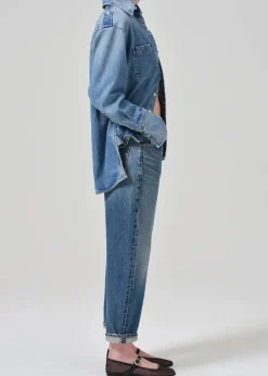 Large*Citizens of Humanity - Dahlia Bow Leg Baby Roll BRIELLE