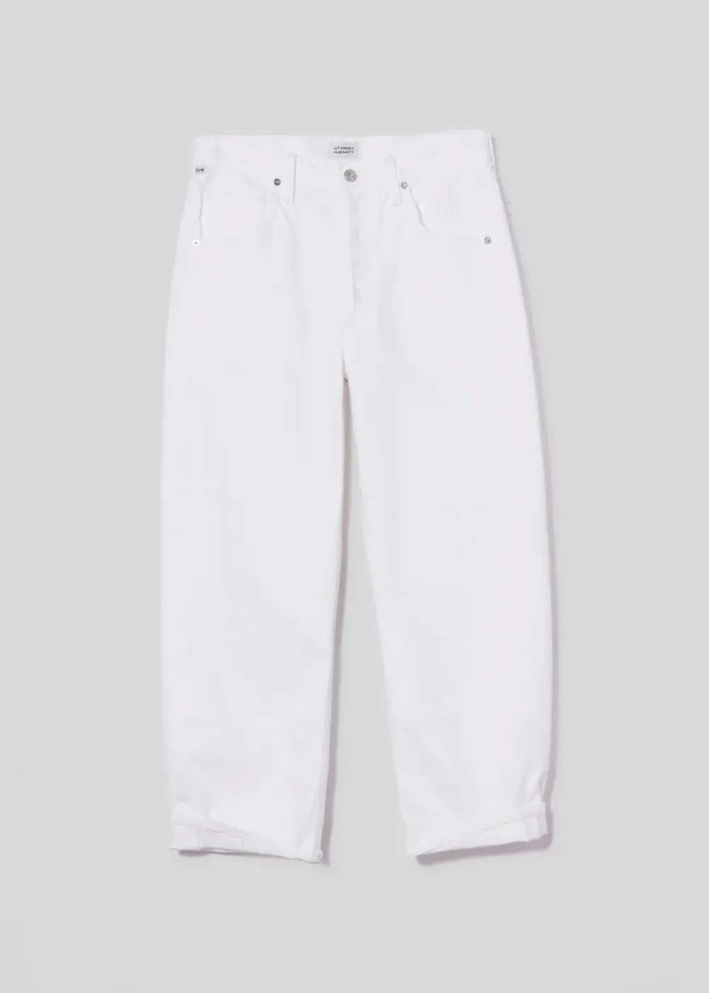 Right*Citizens of Humanity - Dahlia Bow Leg Baby Roll Jeans IRIS (OFF WHITE)