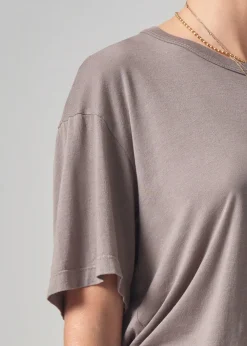 Short Sleeves*Citizens of Humanity - Elisabetta Relaxed Tee TAUPE
