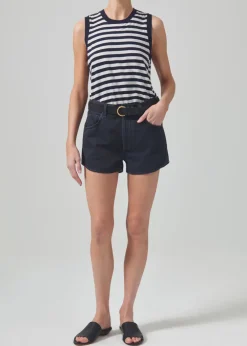 Without Sleeves*Citizens of Humanity - Jessie Modern Muscle Tee ECLIPSE STRIPE