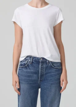 Short Sleeves*Citizens of Humanity - Juliette Slim T-shirt WHITE