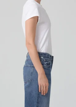 Short Sleeves*Citizens of Humanity - Juliette Slim T-shirt WHITE