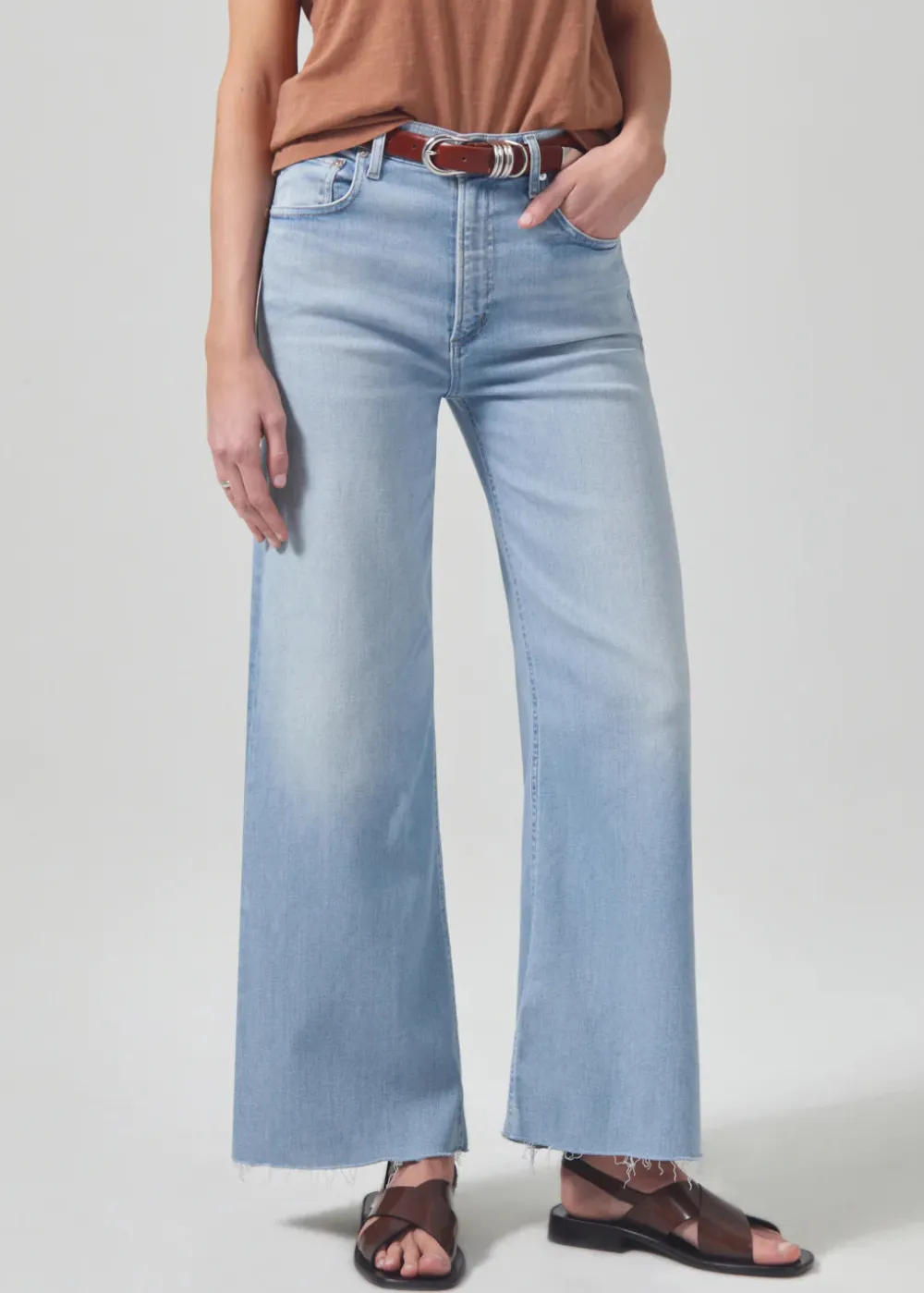Large*Citizens of Humanity - Lyra Crop Wide Leg Jean MARQUEE