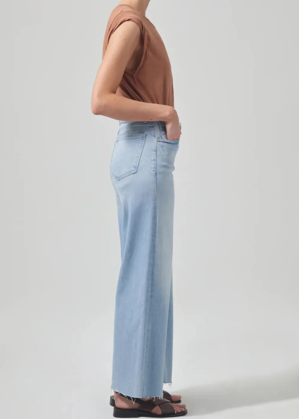 Large*Citizens of Humanity - Lyra Crop Wide Leg Jean MARQUEE