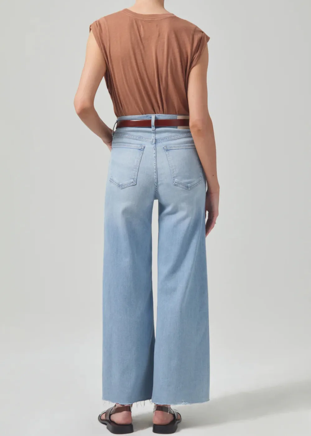 Large*Citizens of Humanity - Lyra Crop Wide Leg Jean MARQUEE