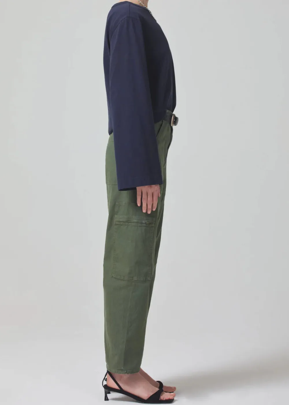 Cargo*Citizens of Humanity - Marcelle Low Slung Cargo SATEEN