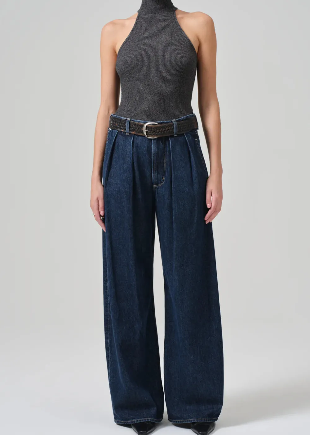 Large*Citizens of Humanity - Petra Pleated Trouser EDEN