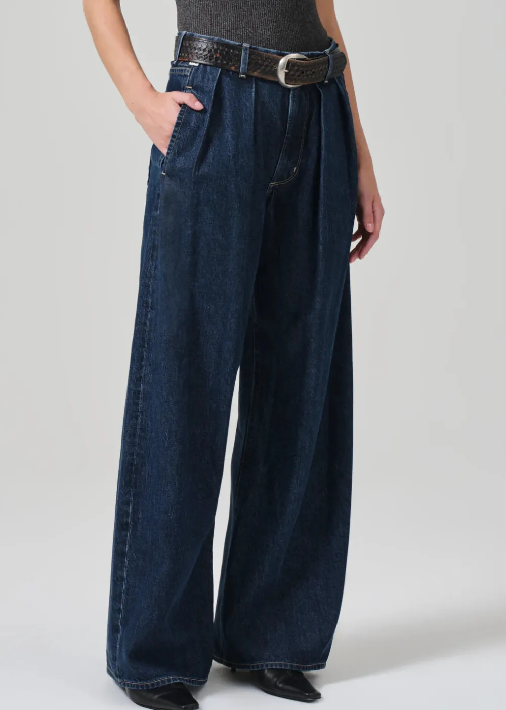 Large*Citizens of Humanity - Petra Pleated Trouser EDEN