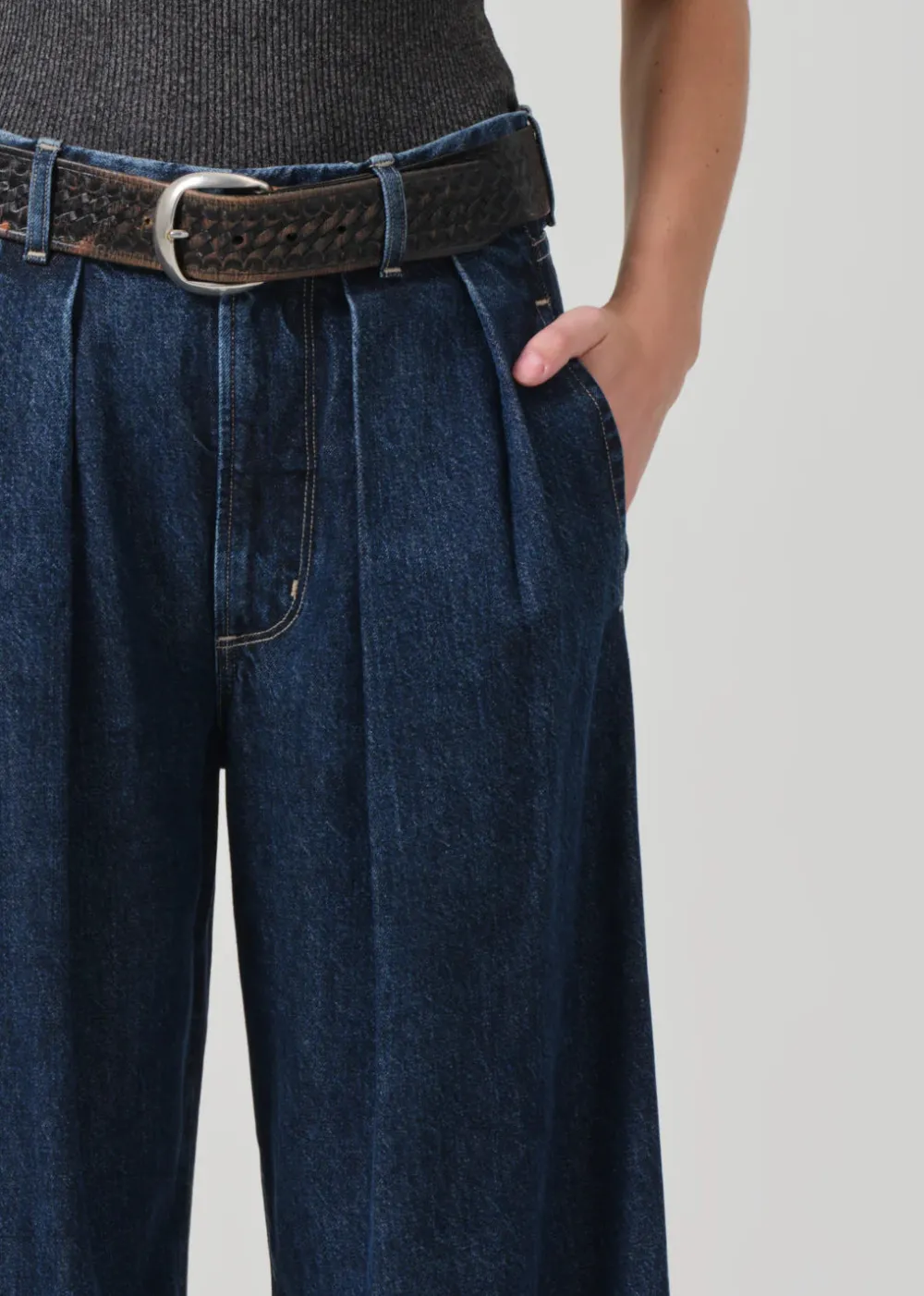 Large*Citizens of Humanity - Petra Pleated Trouser EDEN