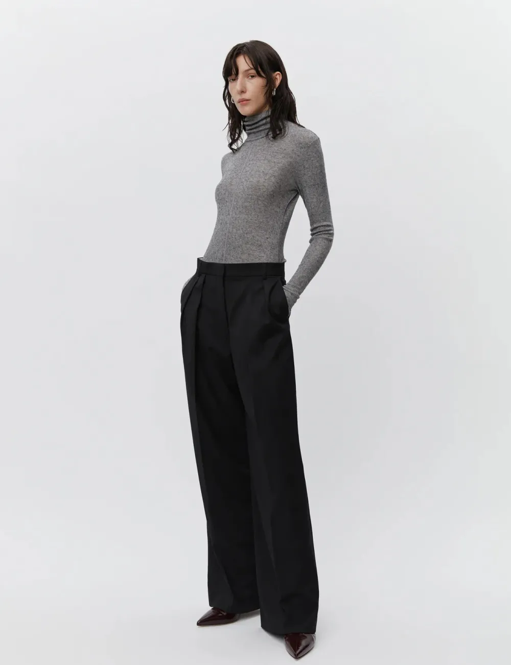 Trouser*DAY - Enzo Classic Wool Blend BLACK