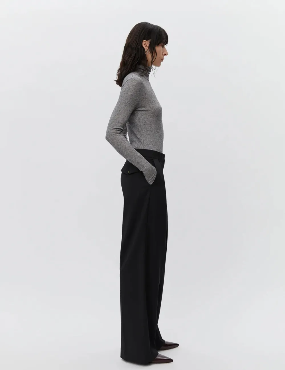 Trouser*DAY - Enzo Classic Wool Blend BLACK