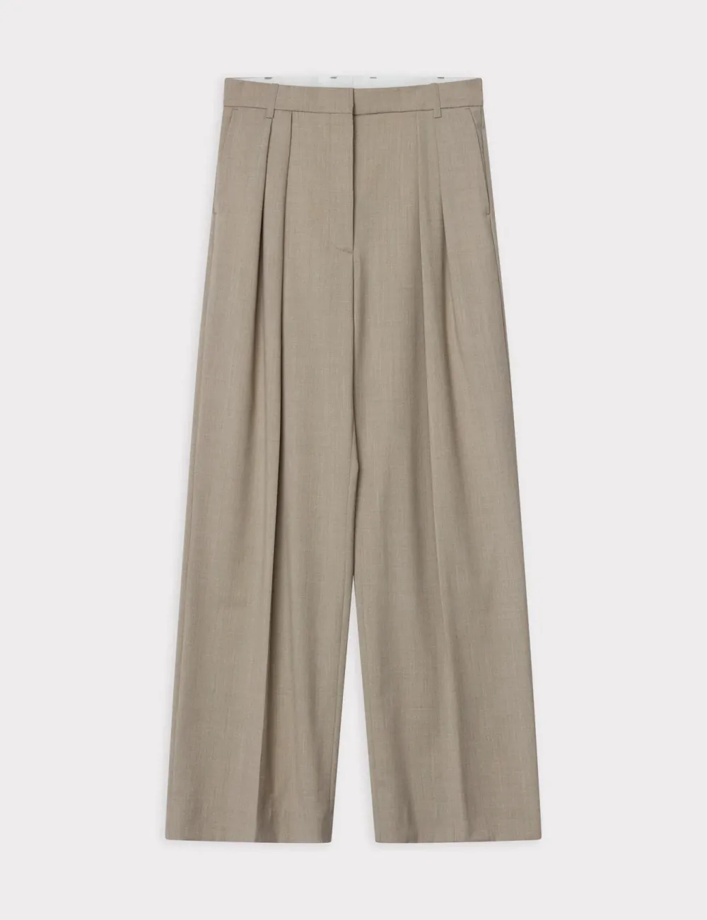 Trouser*DAY - Enzo Classic Wool Blend PETRIFIED OAK MELANGE