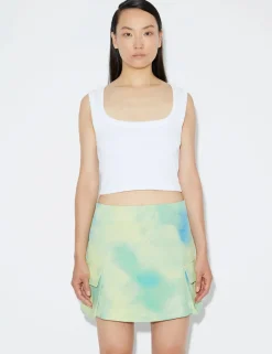 Without Sleeves*DAY - 2ND Gabriella TT - Daily Cotton Rib BRIGHT WHITE